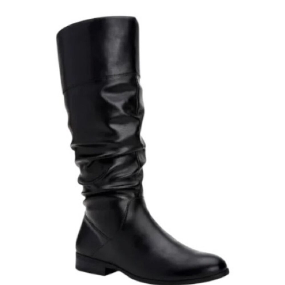 Style & Co. Kelimaep Wide Calf Black Boots – Size 8W – NWT